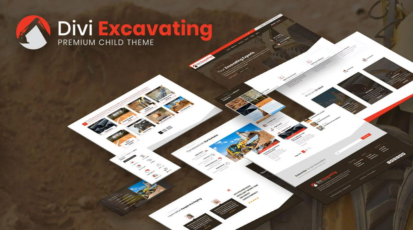 Divi Excavating Child Theme by Pee-Aye Creative