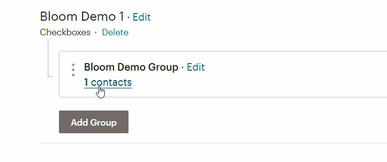 Add Mailchimp groups to the Bloom optin plugin