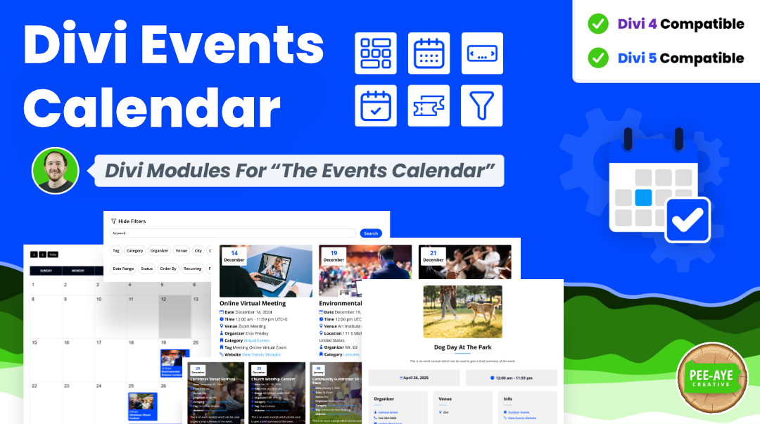 divi events calendar