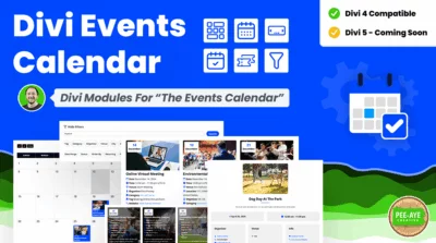 Divi Events Calendar