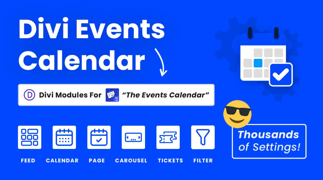 Divi Events Calendar Plugin Modules For The Events Calendar by Pee Aye Creative
