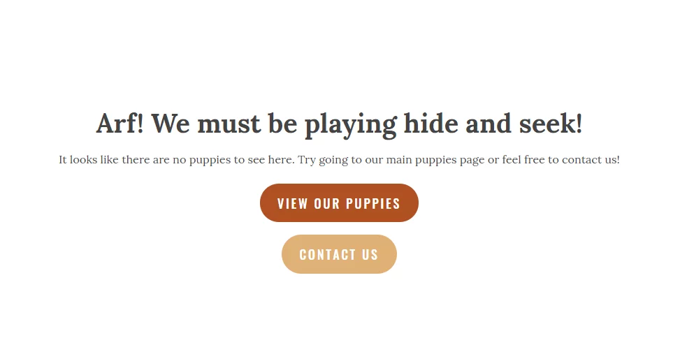 No results message in divi No results message in divi