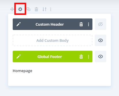 Assign the transparent header menu template across entire website the Divi Theme Builder