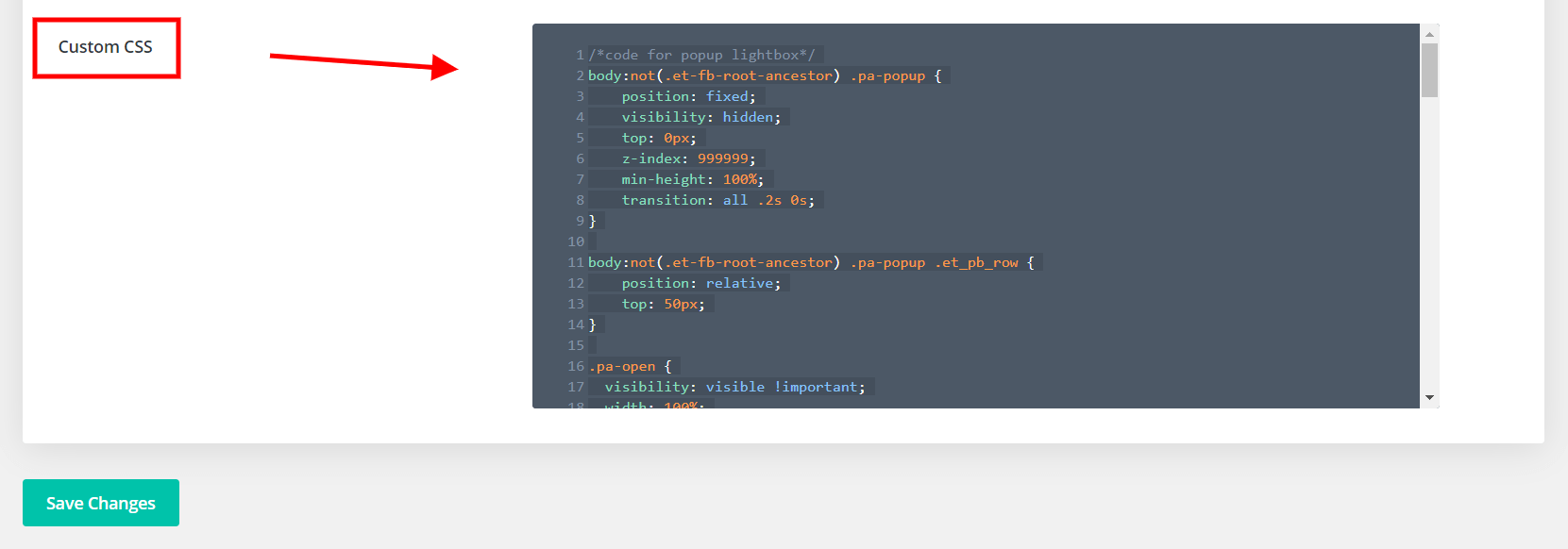 How To Add css code to the Divi theme Options custom CSS How To Add css code to the Divi theme Options custom CSS