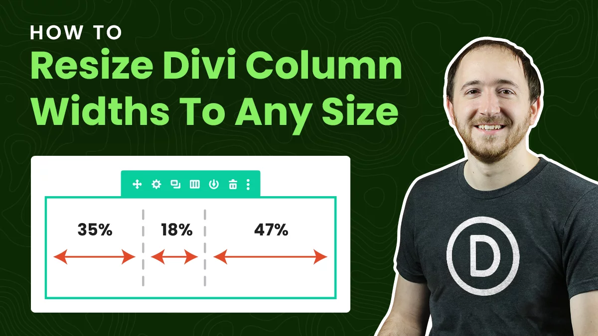 How To Resize Divi Column Widths