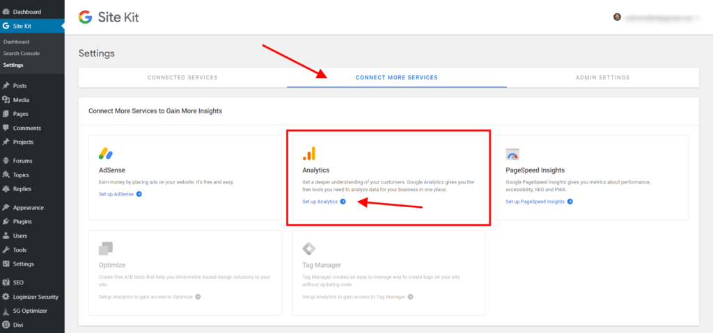 How To Set Up Google Analytics with Google Site Kit in Divi