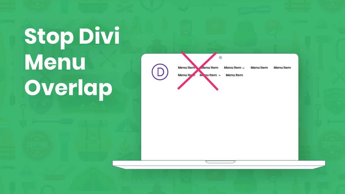 How To Keep The Divi Menu Module From Overlapping To Two Lines