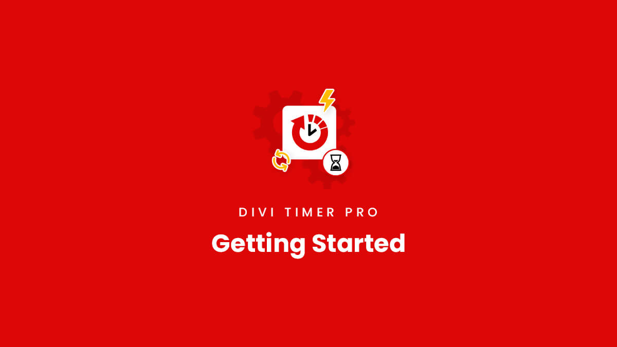 Getting Started Documentation for the Divi Timer Pro Plugin by Pee Aye Creative