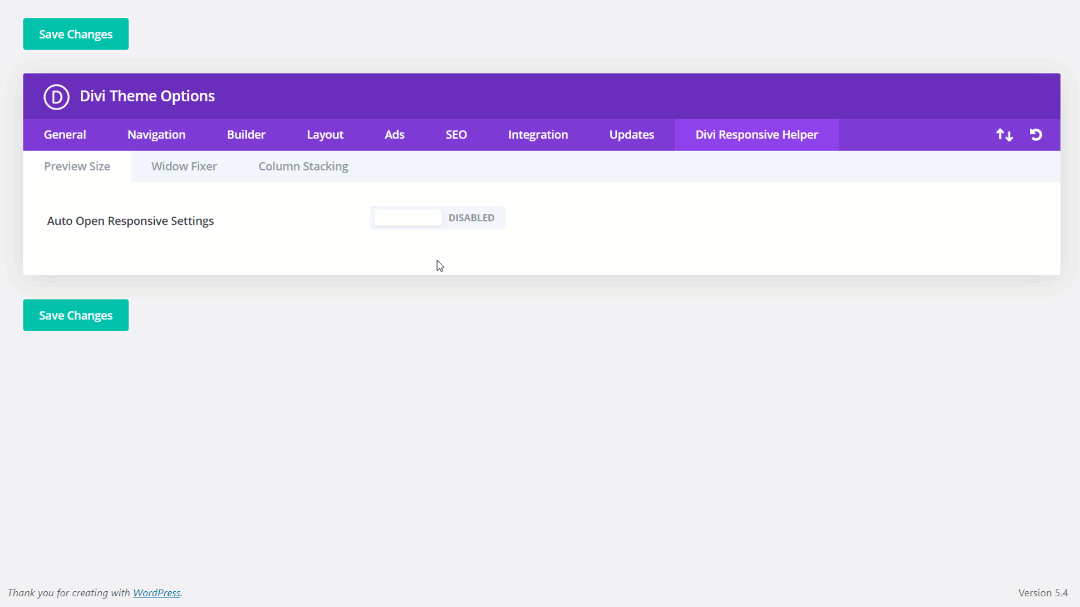 Divi Responsive Helper Auto Open Responsive Toggles GIF