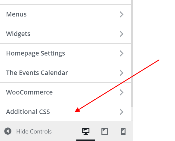 adding code to the additional CSS area in the Divi Theme customizer adding code to the additional CSS area in the Divi Theme customizer