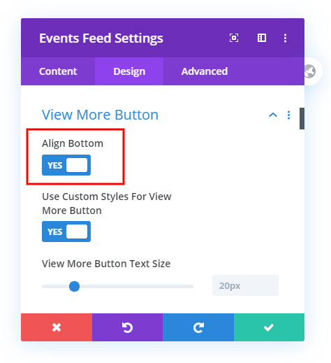Align buttons to the bottom for each event in the Divi Events Calendar Align buttons to the bottom for each event in the Divi Events Calendar