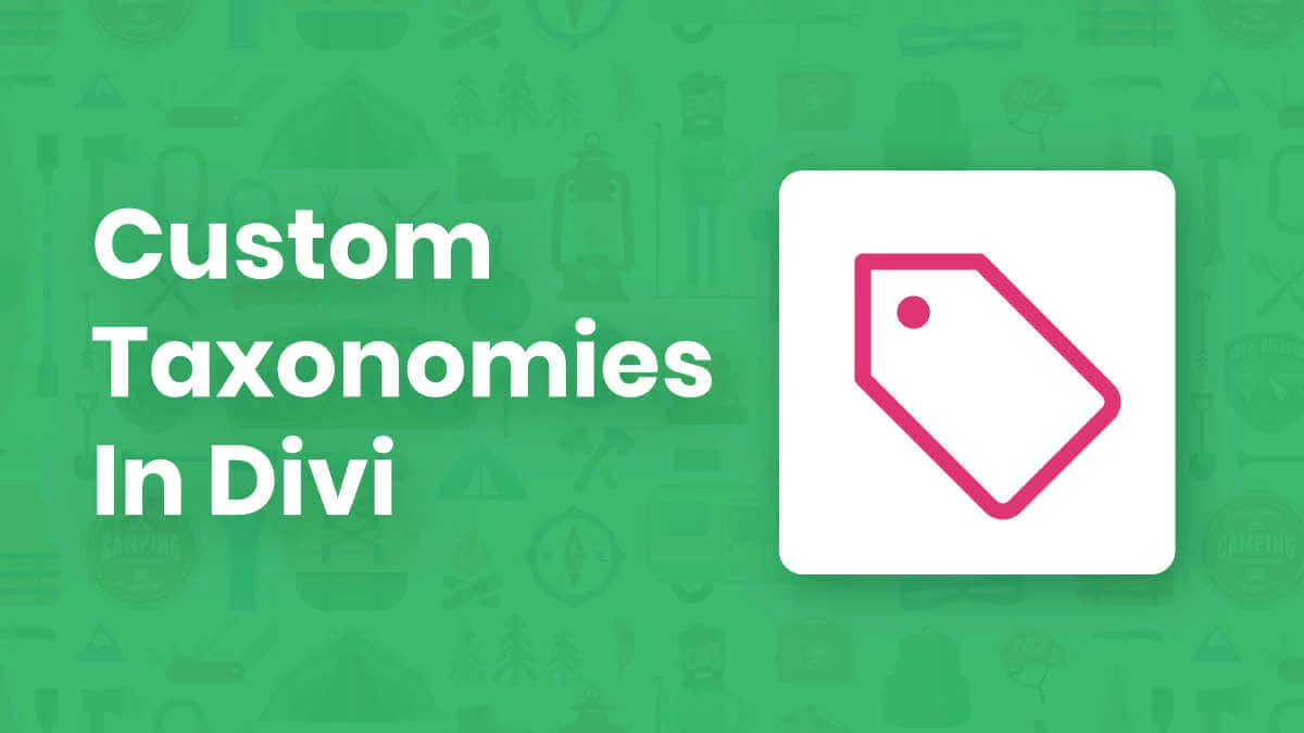 How To Create And Use Custom Taxonomies In Divi