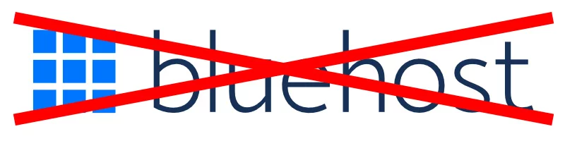 Bluehost Logo Worst Host for Divi