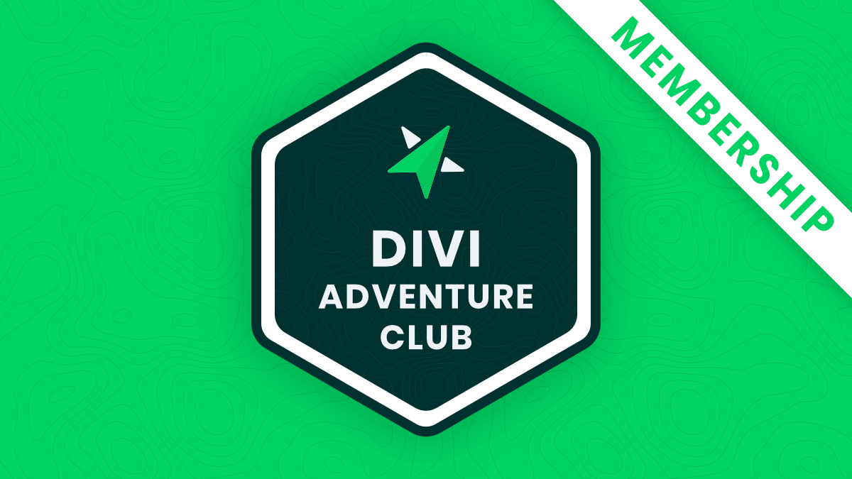 Divi Adventure Club Product And Course Membership by Pee Aye Creative