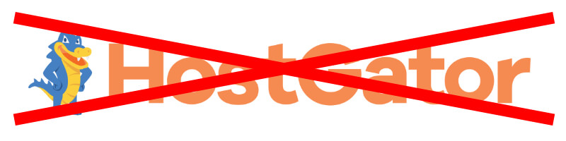 Hostgator Logo Worst Host for Divi