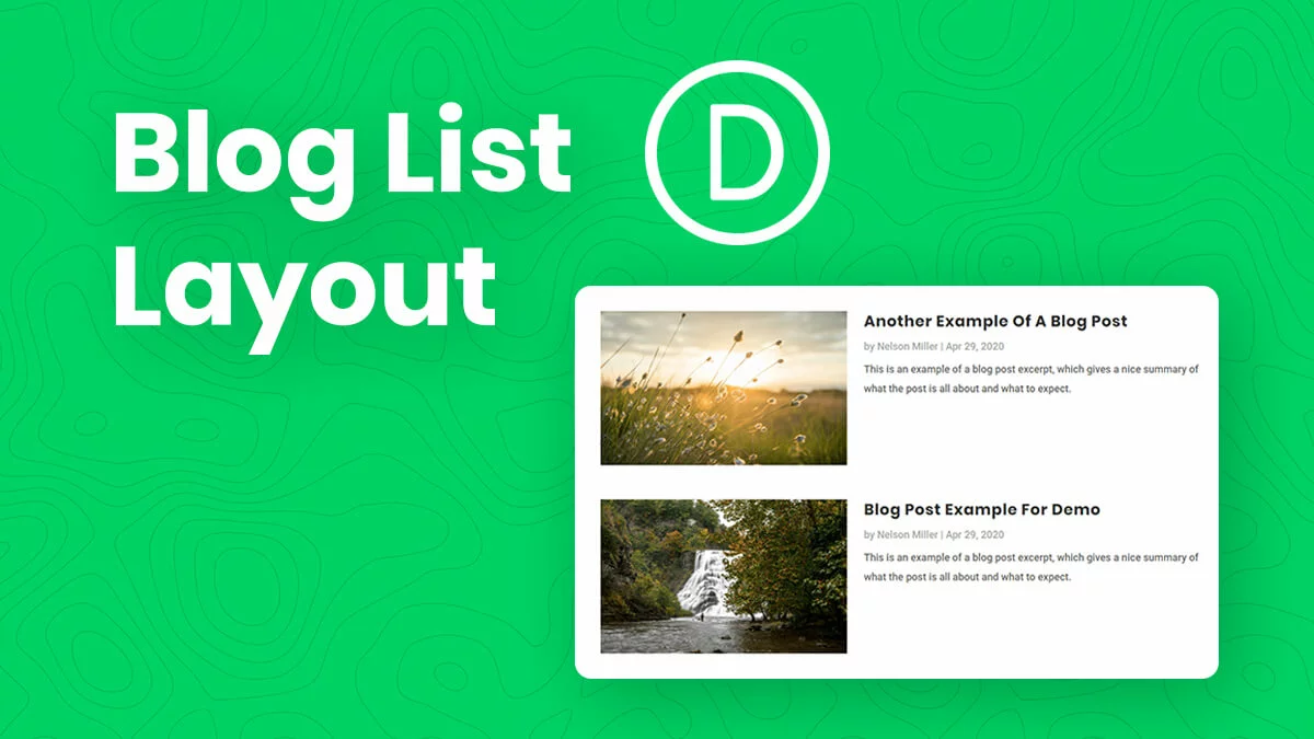 How To Change The Divi Blog Module Into A Horizontal List Layout Tutorial by Pee Aye Creative