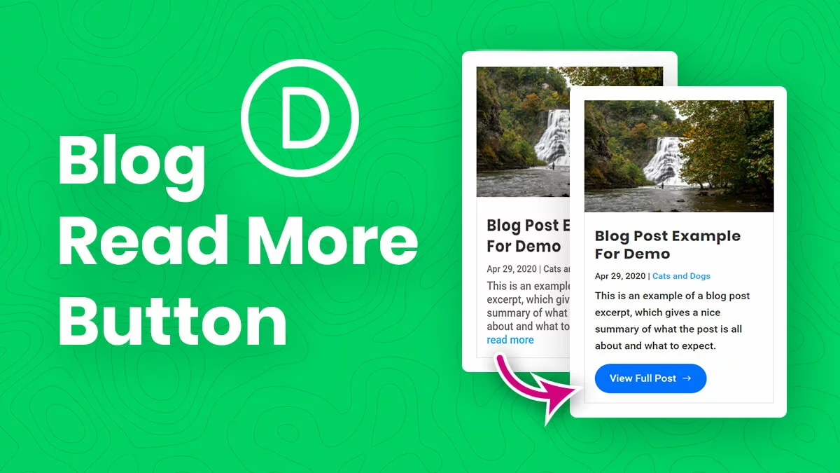 How To Style Customize and Change The Divi Blog Read More Button Tutorial by Pee Aye Creative