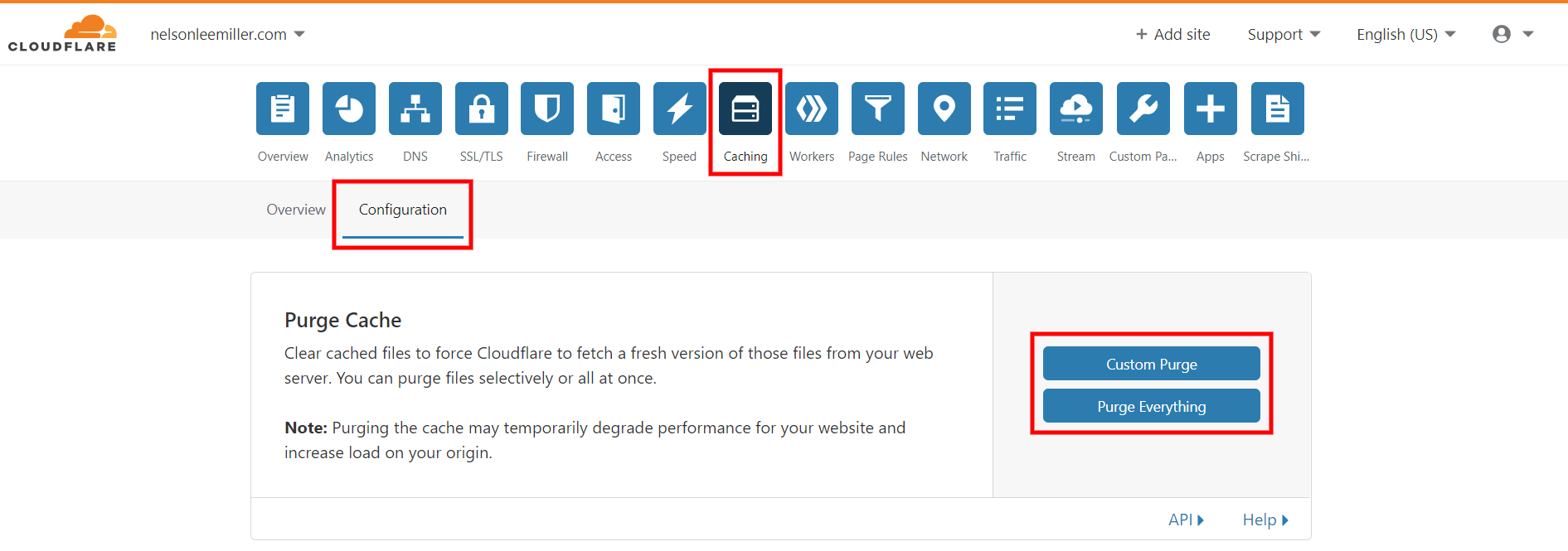 how to purge your Cloudflare cache on your Divi website how to purge your Cloudflare cache on your Divi website