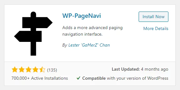 Add pagination to the Divi blog with the WP PageNavi plugin