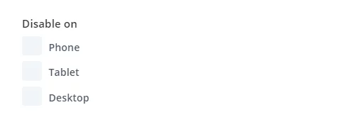 Divi Carousel Make visibility settings to show or hide the carousel on Desktop Tablet and Phone