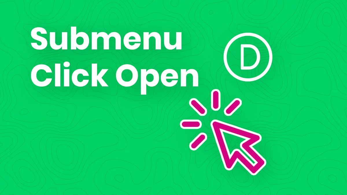How To Open A Divi Menu Submenu By Clicking Instead Of Just Hovering Tutorial by Pee Aye Creative