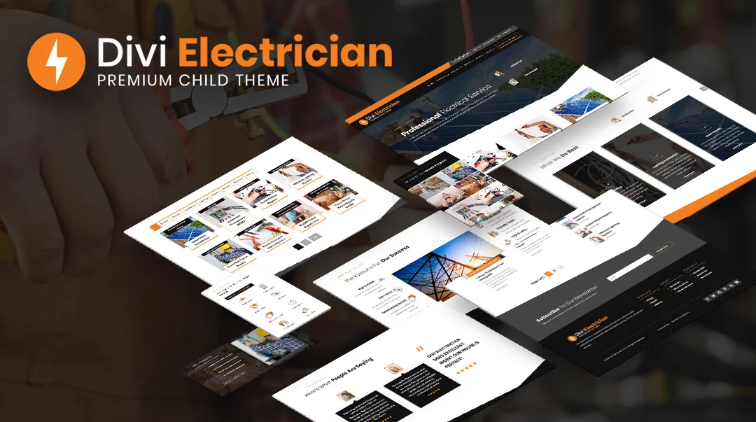 Divi Electrician Child Theme by Pee Aye Creative