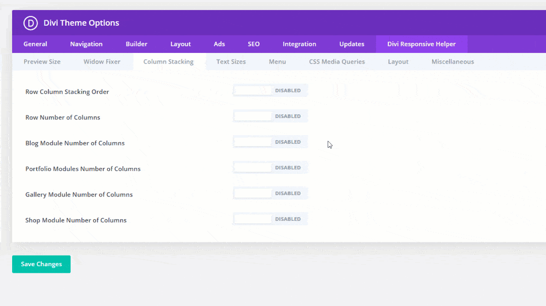 Divi Responsive Helper Column Stacking Order