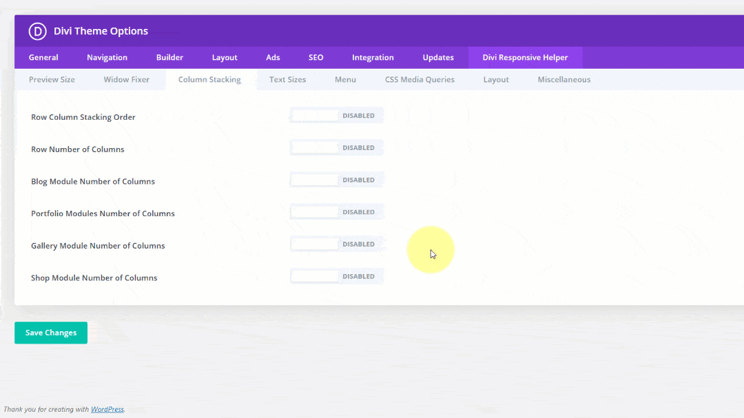 Divi Responsive Helper Gallery Column Stacking Divi Responsive Helper Gallery Column Stacking