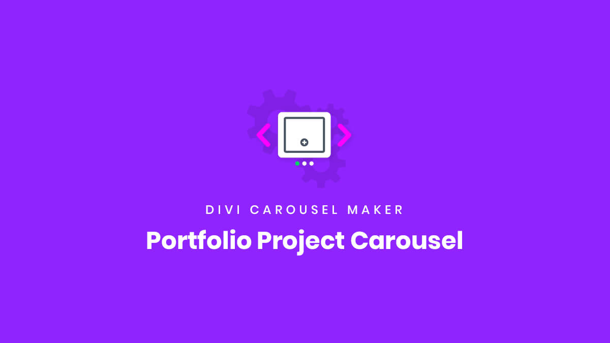 How To Make A Portfolio Module Project Carousel with the Divi Carousel Maker Plugin by Pee Aye Creative