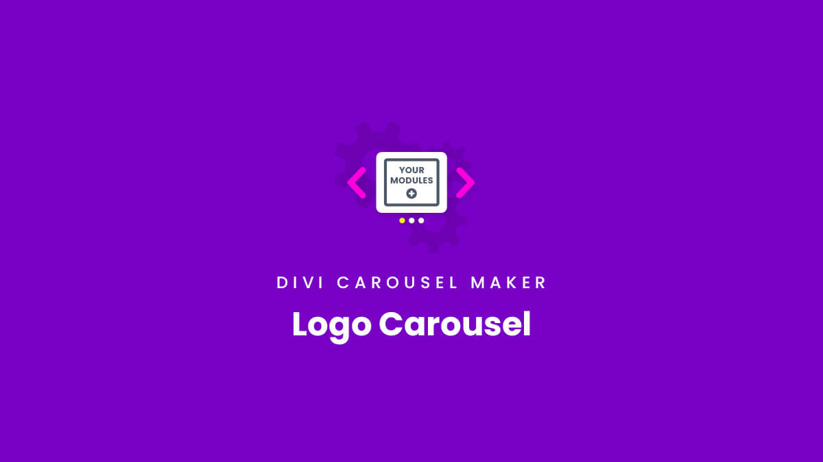 How To Make A Logo Carousel Divi Carousel Maker Plugin by Pee Aye Creative