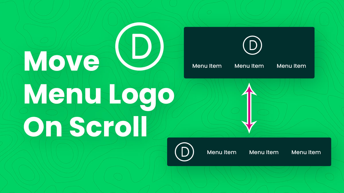 How To Move The Divi Menu Module Logo From Top Centered To Left On Scroll Tutorial by Pee Aye Creative