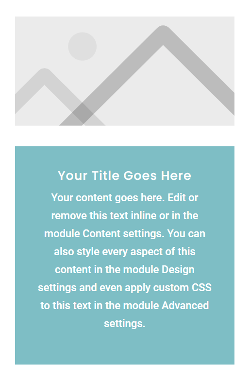 add a Divi image module and call to action module to same column add a Divi image module and call to action module to same column