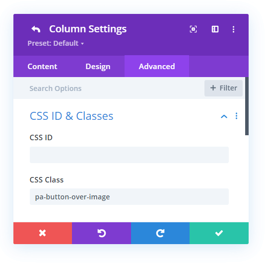 add a custom CSS class for putting a Divi Button module over an image add a custom CSS class for putting a Divi Button module over an image