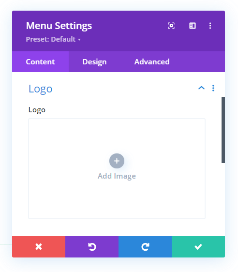 add logo to Divi menu module