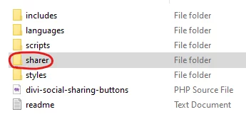finding the sharer file