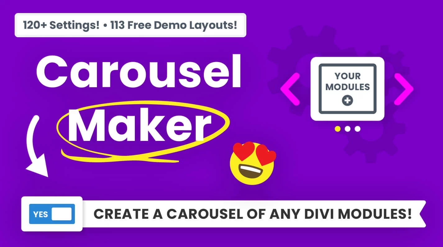 Divi Carousel Maker Plugin by Pee Aye Creative Generic