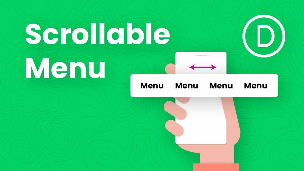 How To Make A Horizontal Scrollable Divi Menu Module