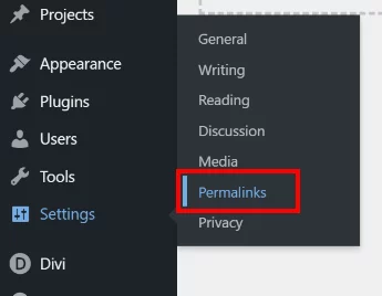 How to save permalinks in Divi How to save permalinks in Divi
