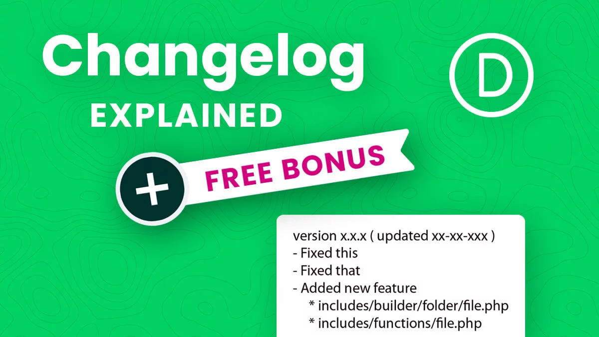 How To Access And Understand The Divi Changelog