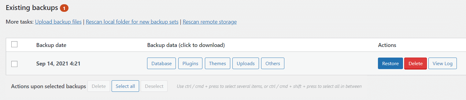 manage Divi website backups with UpdraftPlus manage Divi website backups with UpdraftPlus