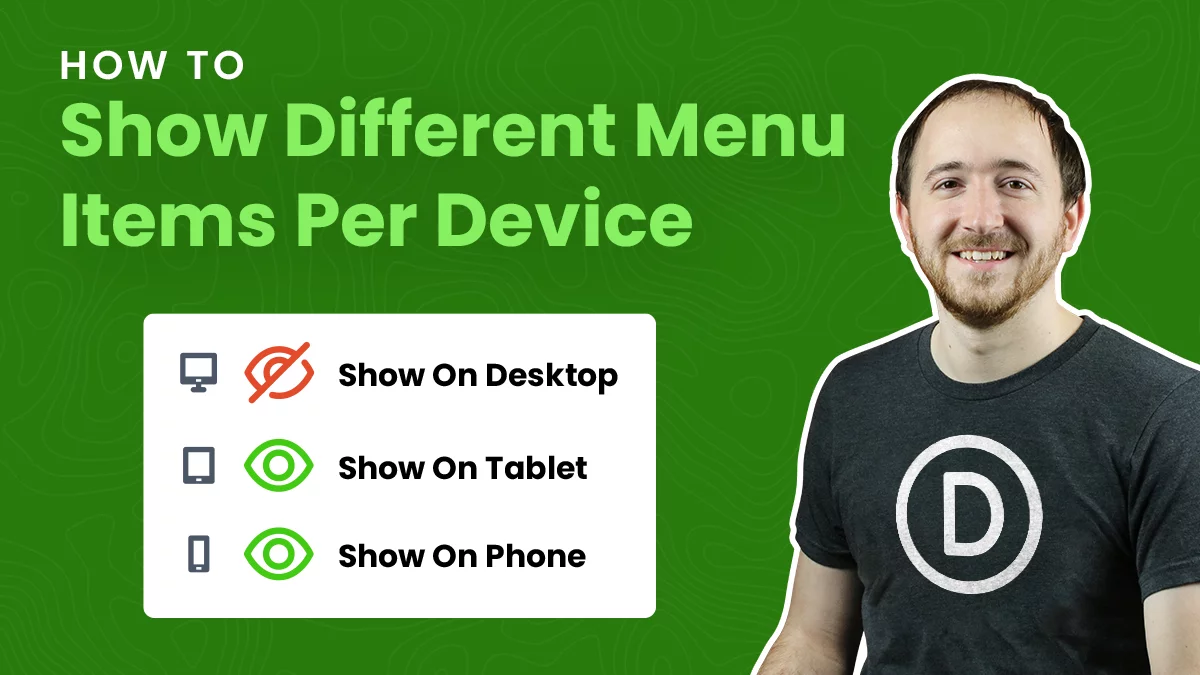 How To Show Or Hide Different Divi Menu Items Per Device