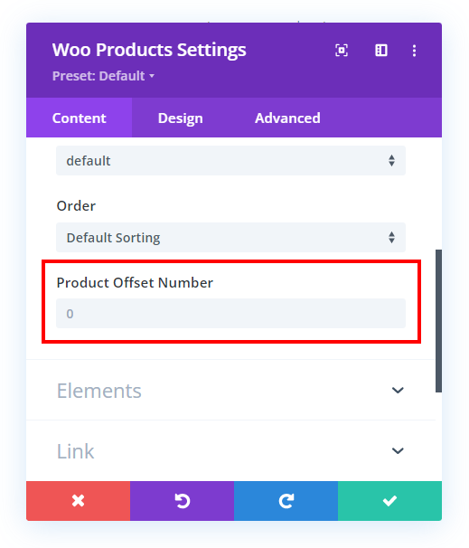 new Divi WooCommerce product offset feature in the Woo Products module new Divi WooCommerce product offset feature in the Woo Products module