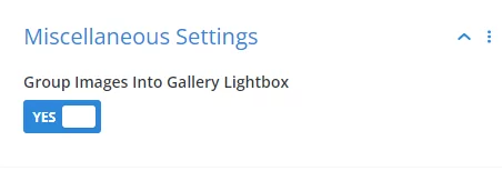 group images into gallery lighbox Divi Carousel Maker