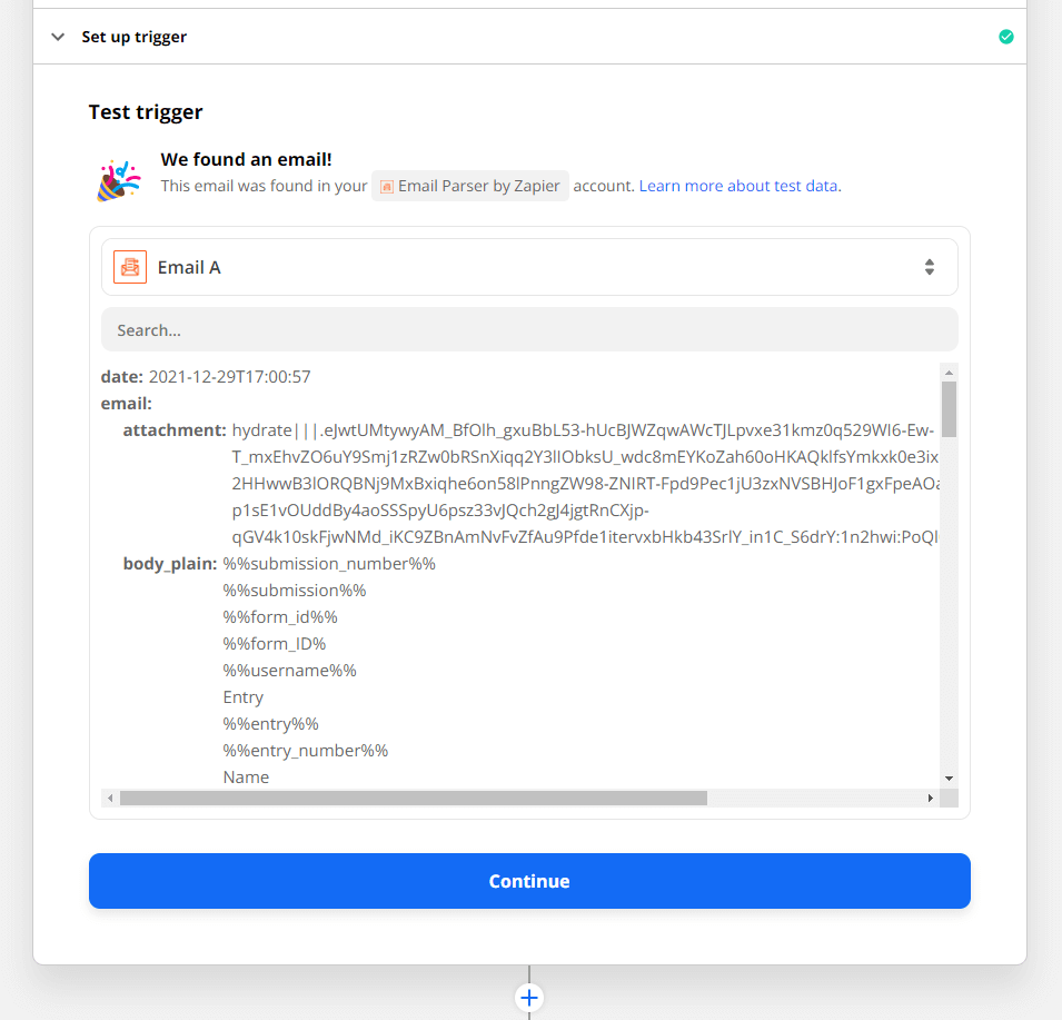 send a test email form Divi contact form to zapier send a test email form Divi contact form to zapier