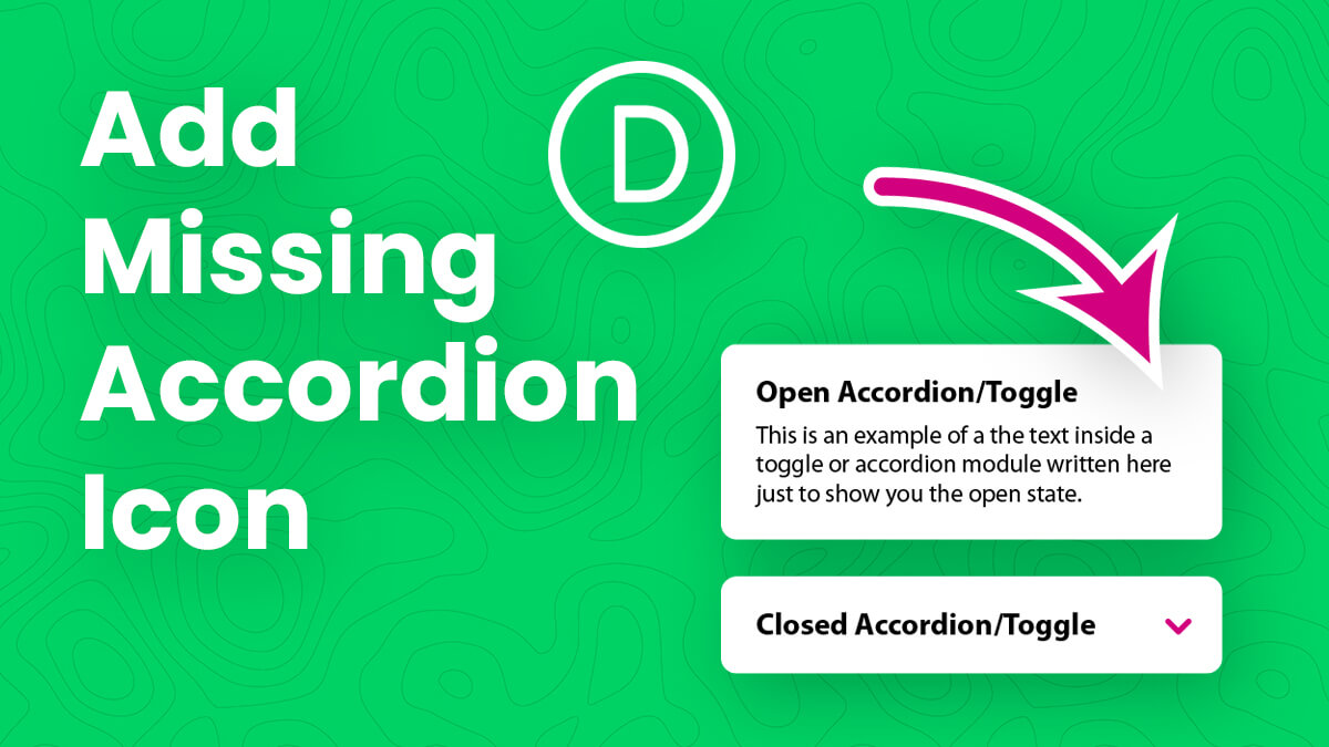 How To Add The Missing Icon To The Opened Divi Accordion Module Item Tutorial by Pee Aye Creative
