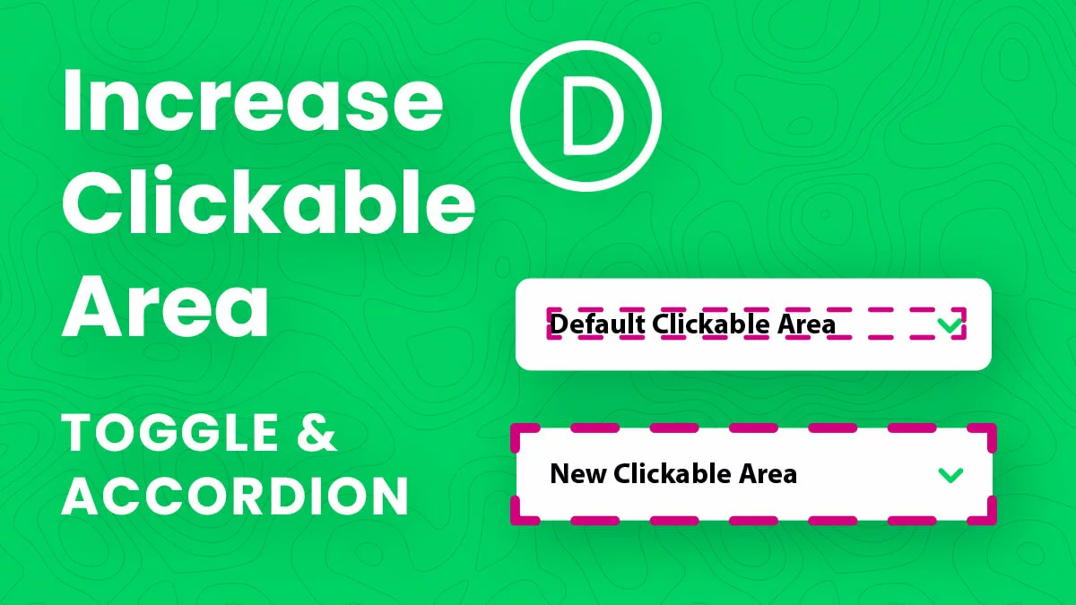How To Increase The Divi Toggle And Accordion Module Clickable Area Tutorial by Pee Aye Creative
