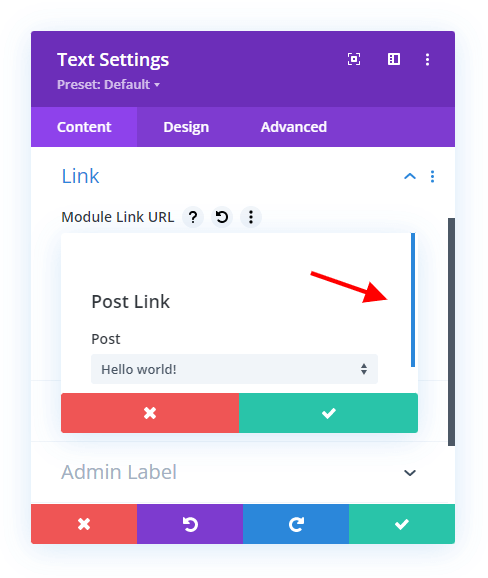bug with the Divi Builder field setting height and scrollbar