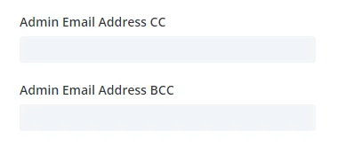 Admin email CSS and CCC fields Divi Contact Form Helper