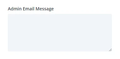 Admin email message field Divi Contact Form Helper Admin email message field Divi Contact Form Helper