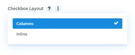 checkbox layout options in the Divi Contact Form Helper plugin checkbox layout options in the Divi Contact Form Helper plugin